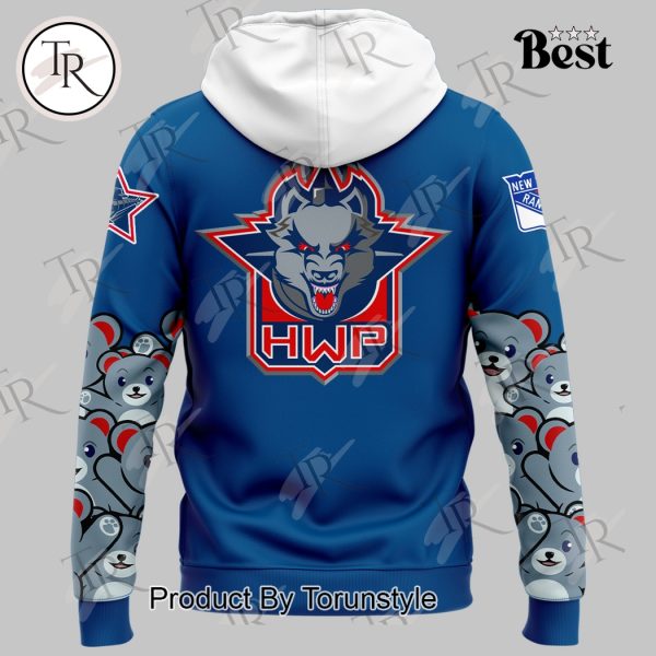 Hartford Wolf Pack Teddy Bear Toss 2025 Limited Edition Hoodie – Blue