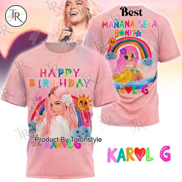 Happy Birthday Karol G “Manana Sera Bonito” Limited Edition T-Shirt