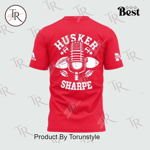 Greg Sharpe 1963-2025 “Voice of the Huskers” Honoring The Legend Limited Edition Hoodie