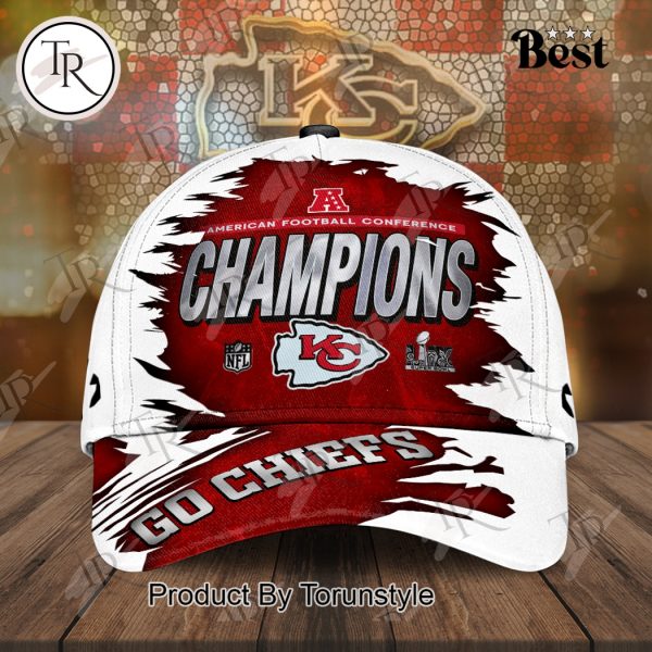 Kansas City Chiefs American Football Conference Champions “Go Chiefs” Cap