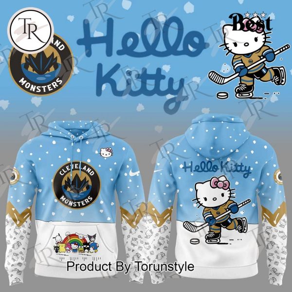 2025 Cleveland Monsters x Hello Kitty Limited Edition Hoodie