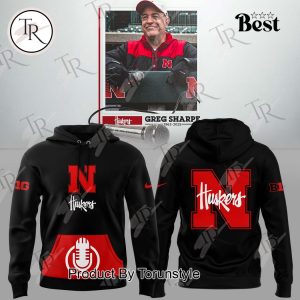 Greg Sharpe 1963-2025 “Voice of the Huskers” Honoring The Legend Limited Edition Hoodie