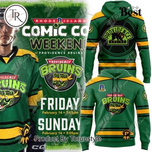 Providence Bruins Turtle Powered RI Comic Con Weekend Limited Edition Hoodie