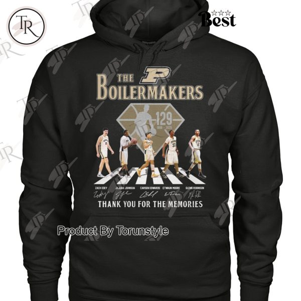 Purdue Boilermakers Men’s Basketball 129th 1896-2025 Thank You For The Memories T-Shirt