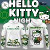 Oregon Ducks Women’s Basketball Hello Kitty Night New Edition 2025 Hoodie – Green