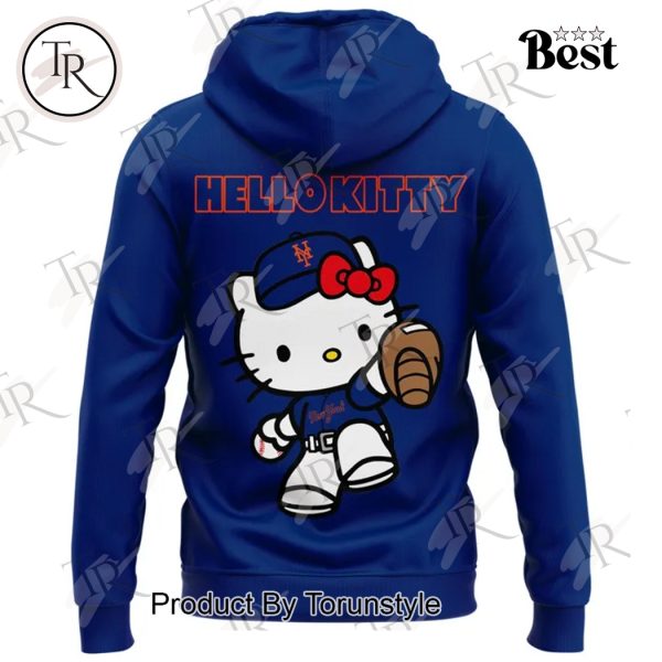 New York Mets 2025 Hello Kitty Night Hoodie