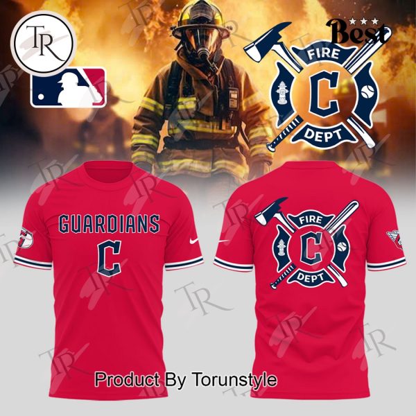 Cleveland Guardians Firefighter Appreciation Night 2025 Limited Edition Hoodie