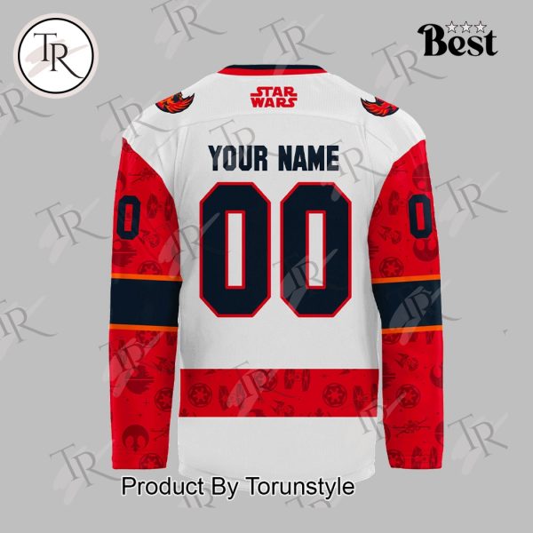 Coachella Valley Firebirds 2025 Star Wars Night Custom Name Limited Edition Hockey Jersey