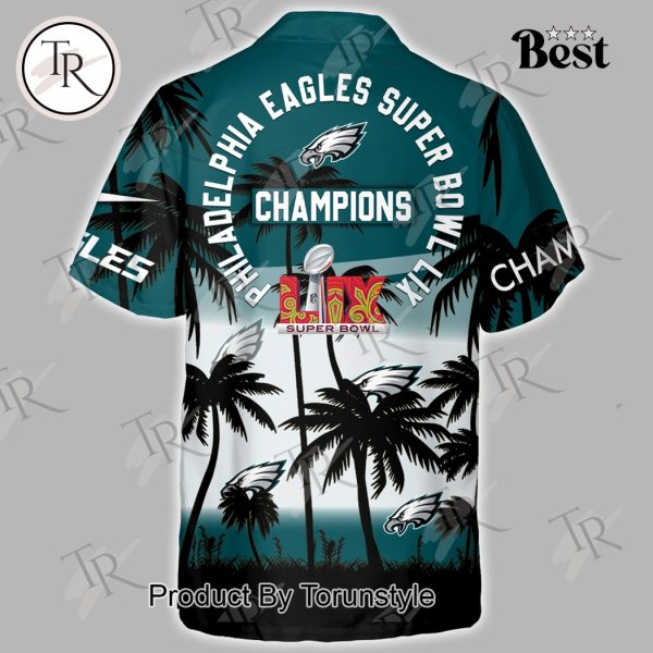 Philadelphia Eagles Super Bowl LIX Champions Champions 2X Limited Edition Hawaiian Shirt – Blue