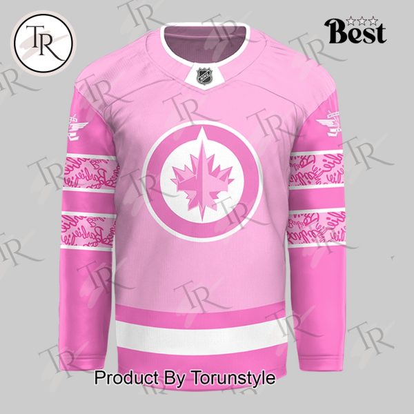 Winnipeg Jets x Barbie Night 2025 Custom Name Limited Edition Hockey Jersey