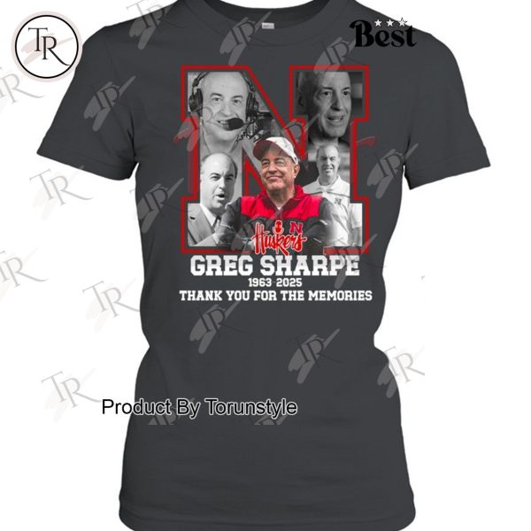 Greg Sharpe 1963-2025 Thank You For The Memories T-Shirt