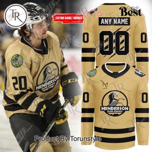 Henderson Silver Knights Jurassic Knight 2025 Custom Name Limited Edition Hockey Jersey