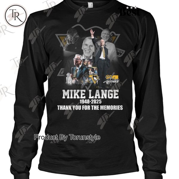 Mike Lange x Pittsburgh Penguins 1948-2025 Thank You For The Memories T-Shirt