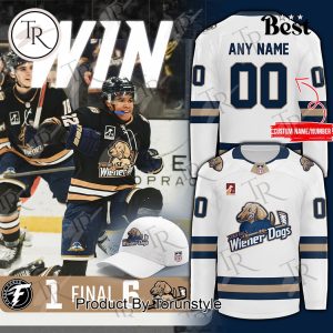 Sioux Falls Stampede Fighting Wiener Dogs Custom Name Limited Edition Hockey Jersey – Blue