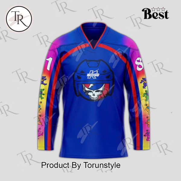 Kalamazoo Wings 2025 Grateful Dead New Edition Hockey Jersey