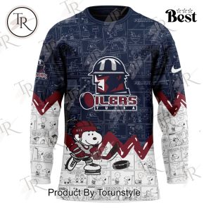 Tulsa Oilers Peanuts Night 75th Anniversary Hockey Jersey