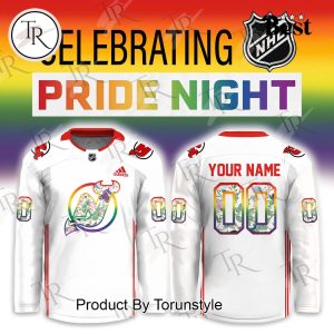 New Jersey Devils Celebrating Pride Night 2025 Special Edition Hockey Jersey