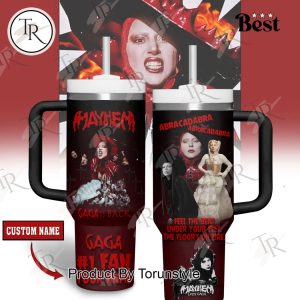 Lady Gaga “Mayhem” Feel The Beat Under Your Feet The Floor’s On Fire Custom Name 40oz Tumbler