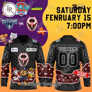 Birmingham Bulls Paw Patrol Night And Weiner Dog Race Custom Name Hockey Jersey