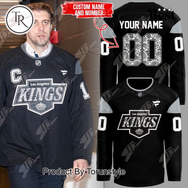 Los Angeles Kings 2025 Back History Month Custom Name Limited Edition Hockey Jersey