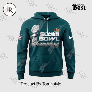 Fly Eagles Fly’ Philadelphia Eagles LIX Super Bowl Champions Limited Edition Hoodie – Blue