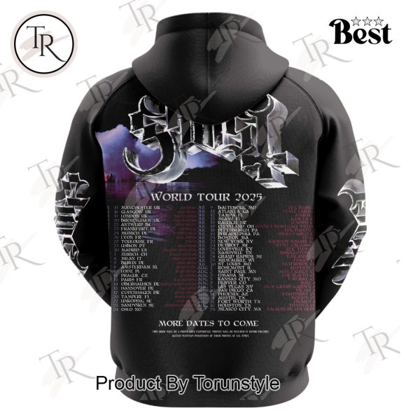 Ghost Band World Tour 2025 More Dates To Come Limited Edition Hoodie