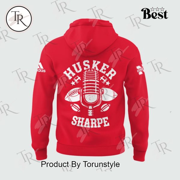 Greg Sharpe 1963-2025 “Voice of the Huskers” Honoring The Legend Limited Edition Hoodie