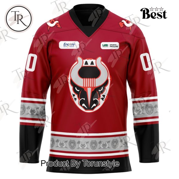 2025 Birmingham Bulls “Hockey Jersey Off His Back Raffles” Special Edition Custom Name Hockey Jersey