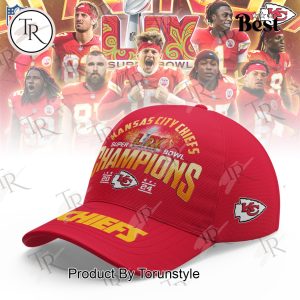 Kansas City Chiefs Super Bowl Champions 2024 Cap – Red