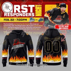 2025 Florida Everblades First Responders Night Custom Name Limited Edition Hockey Jersey