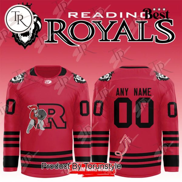 Reading Royals Red Knights 2025 Limited Edition Custom Name Hockey Jersey