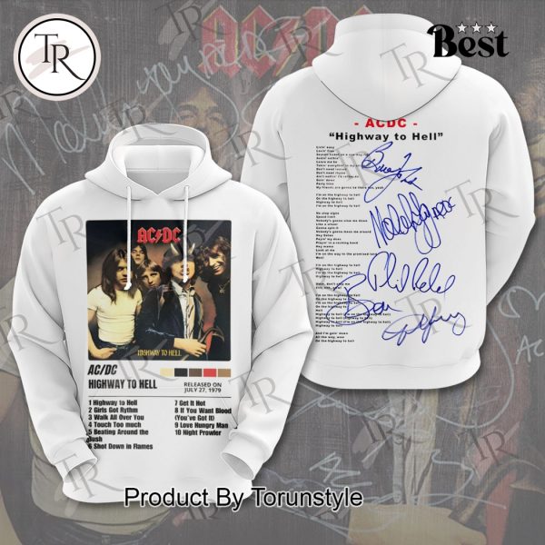 AC DC “Highway To Hell” Special New Edition Hoodie