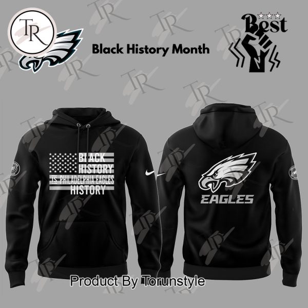 Philadelphia Eagles Black History Month 2025 Limited Edition Hoodie