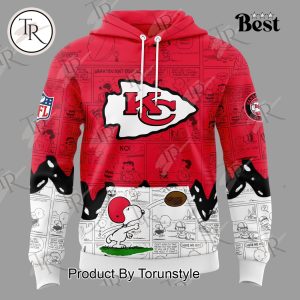 Kansas City Chiefs Peanuts Night 75th Anniversary Hoodie