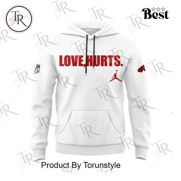 Philadelphia Eagles X Jalen Hurts “Love, Hurts” Limited Edition Hoodie – White