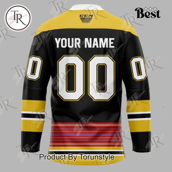 Brandon Wheat Kings Louis Riel Night Custom Name Limited Edition Hockey Jersey