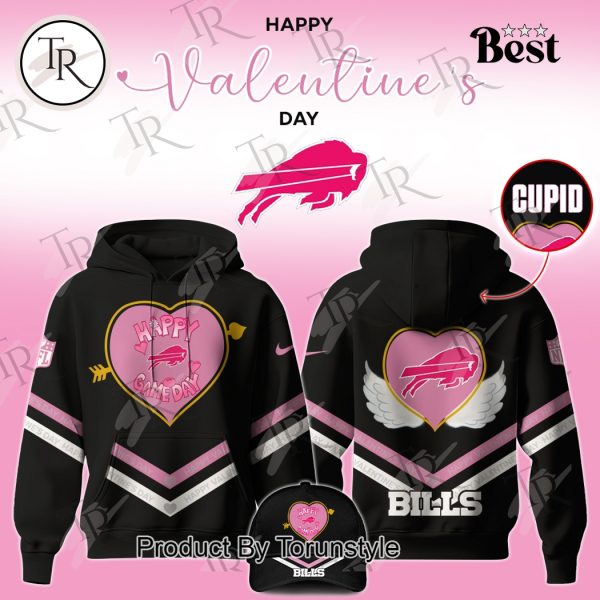 Buffalo Bills Valentine “Happy Game Day” 2025 Hoodie