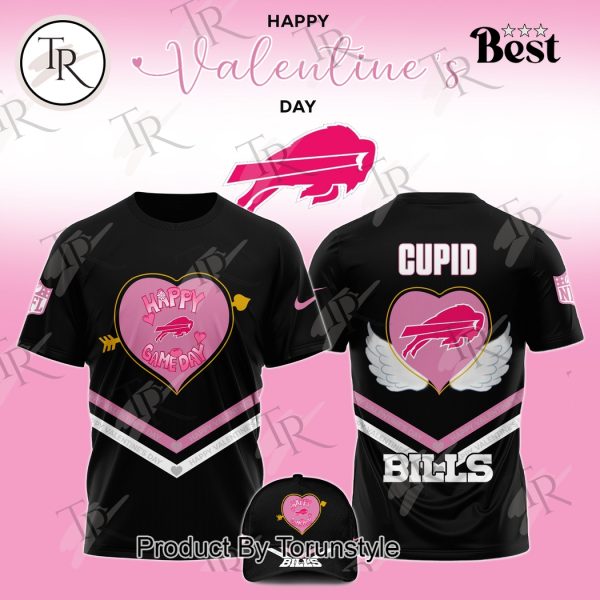 Buffalo Bills Valentine “Happy Game Day” 2025 Hoodie