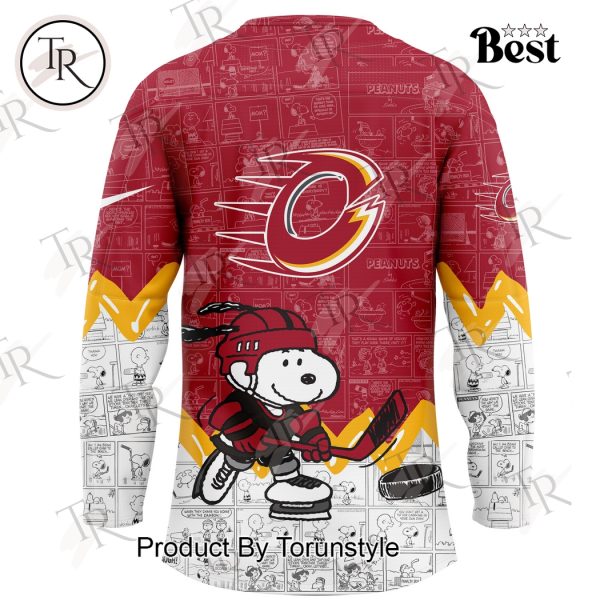 Ottawa Charge Peanuts Night 75th Anniversary Hockey Jersey