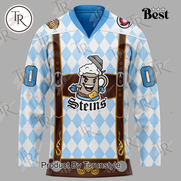 Cincinnati Cyclones “Brewed For Battle” Zinzinnati Steins Night 2025 Hockey Jersey