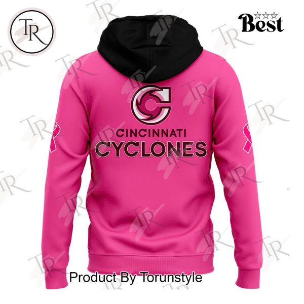 Cincinnati Cyclones Pink In The Rink 2025 Special Edition Hoodie