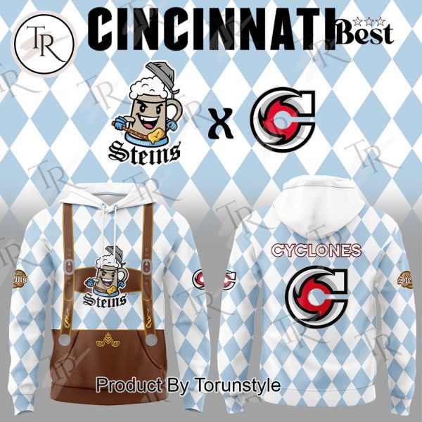 Cincinnati Cyclones Zinzinnati Steins 2025 Limited Edition Hoodie