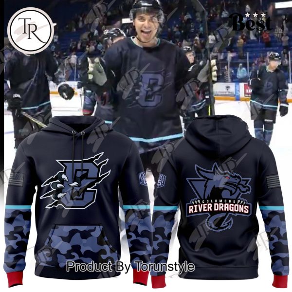 Columbus River Dragons Military Night Limited Edition Hoodie