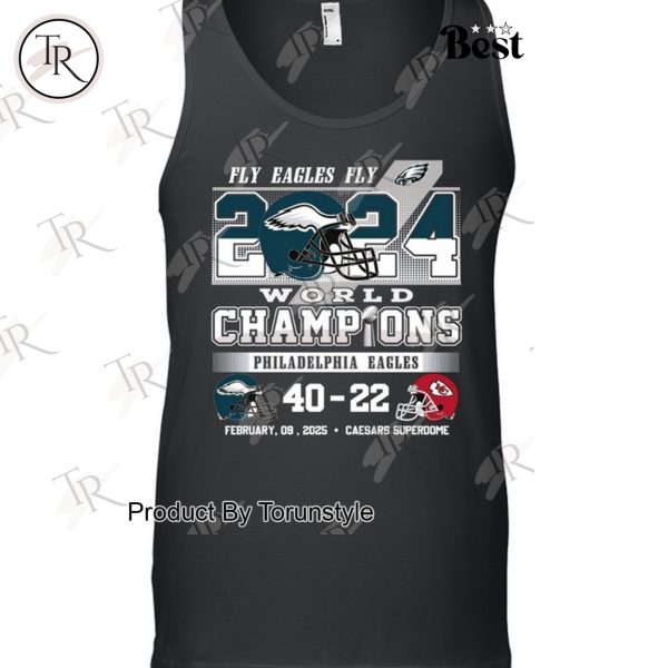 Fly Eagles Fly’ 2024 World Champions Philadelphia Eagles Limited Edition T-Shirt