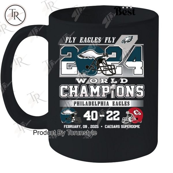 Fly Eagles Fly’ 2024 World Champions Philadelphia Eagles Limited Edition T-Shirt