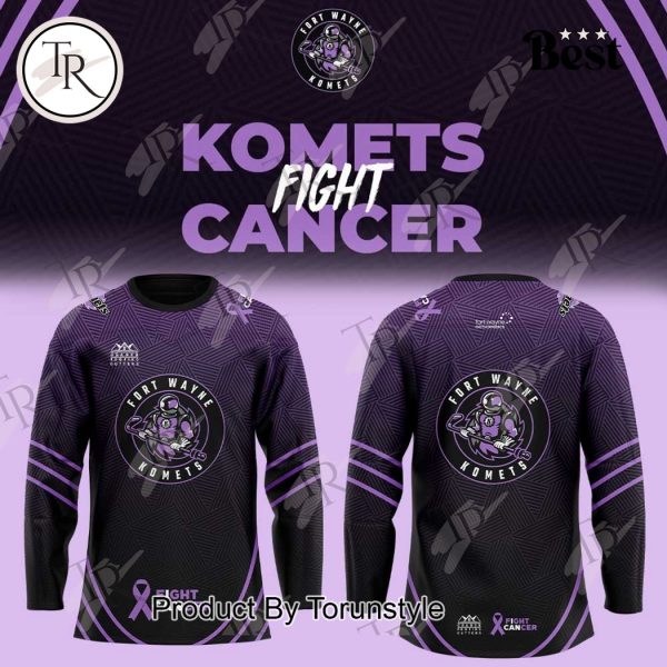 Fort Wayne Komets Fight Cancer Night 2025 Hockey Jersey