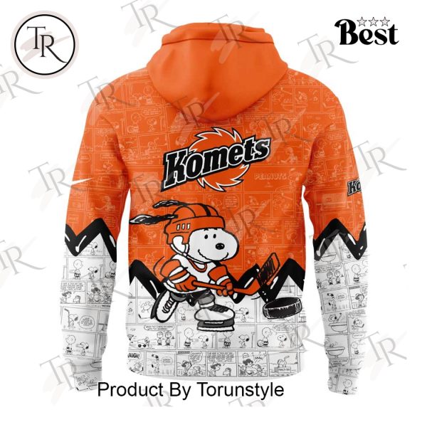 Fort Wayne Komets Peanuts Night 2025 75th Anniversary Hoodie