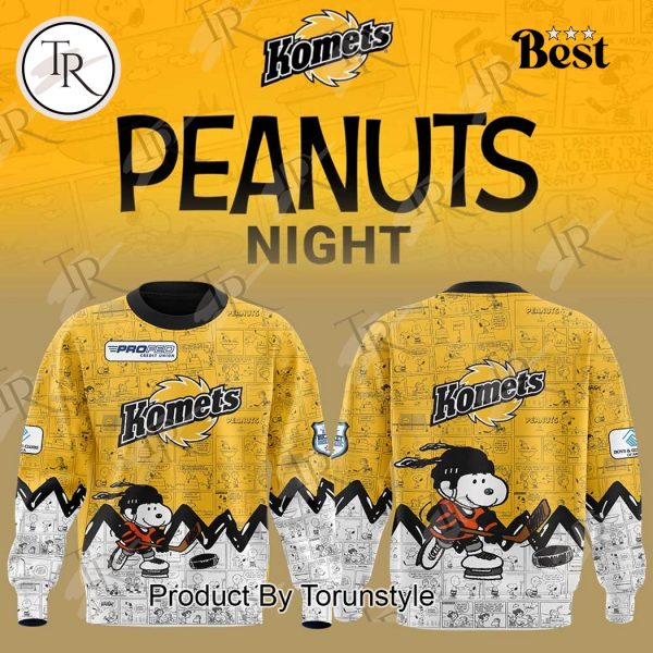 Fort Wayne Komets Peanuts Night 2025 Hoodie