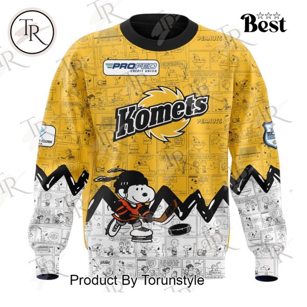 Fort Wayne Komets Peanuts Night 2025 Hoodie