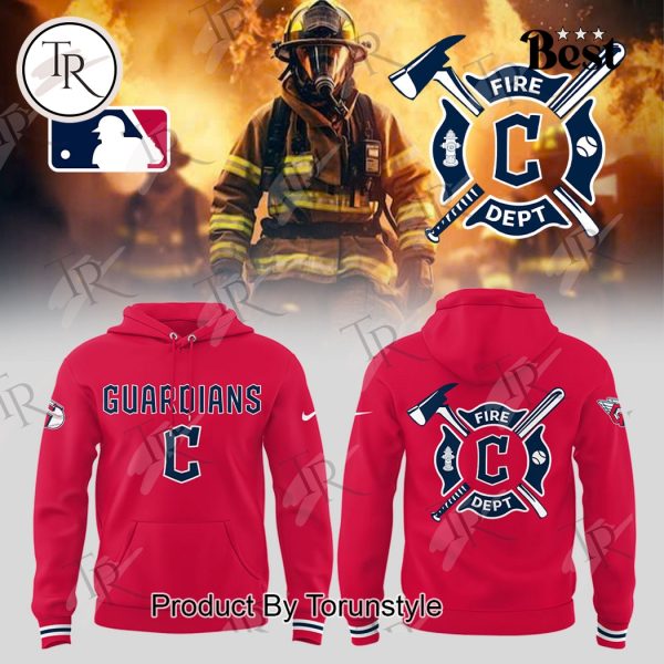 Cleveland Guardians Firefighter Appreciation Night 2025 Limited Edition Hoodie